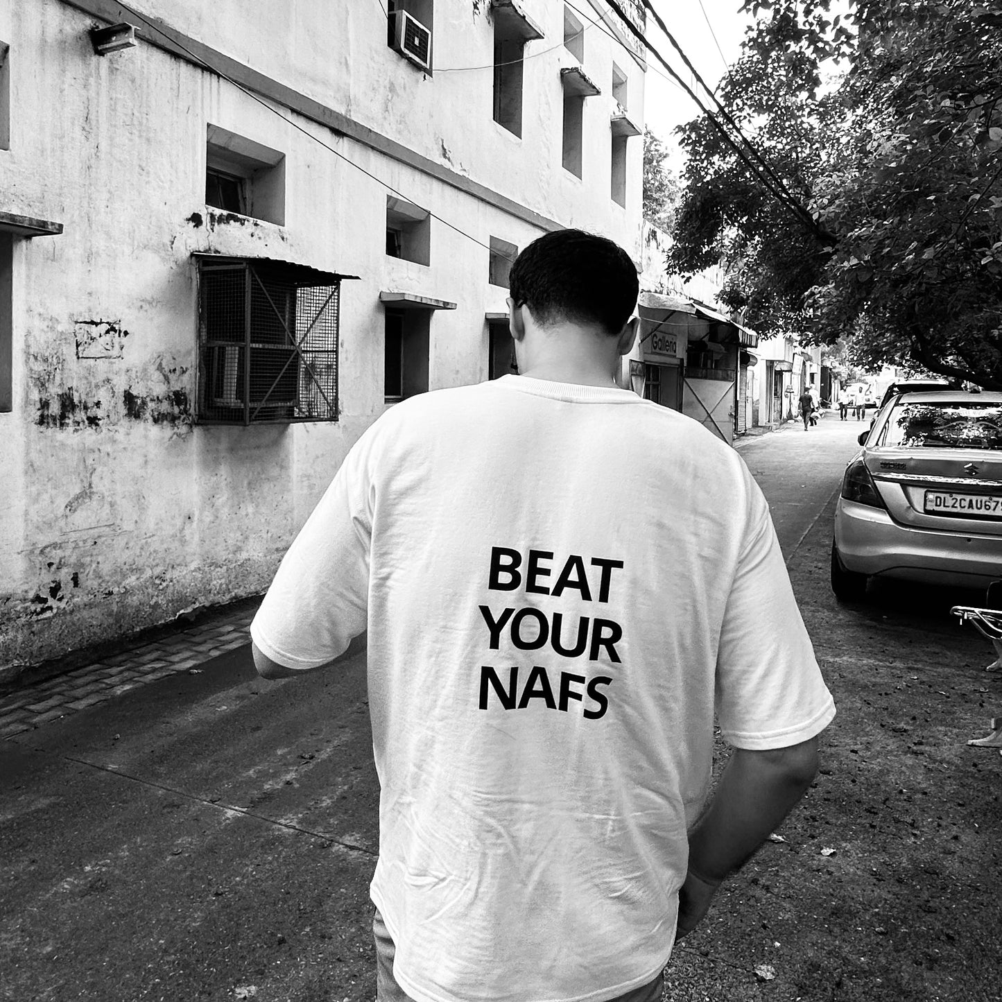 Beat your Nafs - Oversized Tee